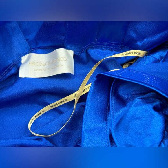 🆕 BRONX & BANCO 🧿 NWOT Aurora Cobalt Blue Gown, Sz XL / US 10 - Picture 14 of 16